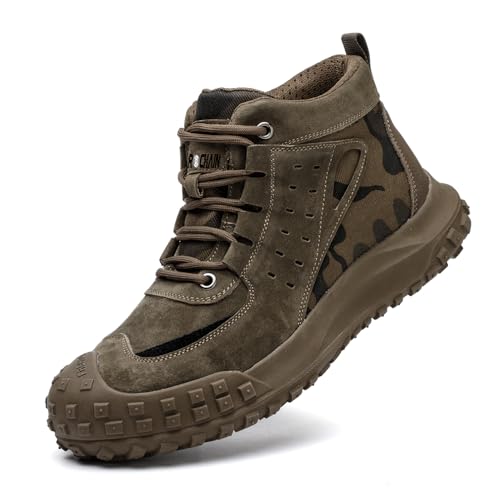 Sicherheitsschuhe Arbeitsschuhe Herren Damen Stahlkappenschuhe rutschfest Stiefel Security Atmungsaktive Shoes von PROCHAIN