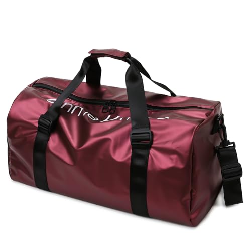 Sporttasche für Damen und Herren, Gym Bag, mit Schuhfach und Nassfach, wasserdicht und strapazierfähig, geeignet für Fitness, Yoga, Schwimmen, Reisen von PROCHAIN