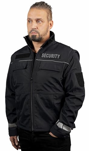 PRODEF® Softshell-Jacke Mod. Security, für Polizei & Sicherheitsdienste, Farbe: anthrazit, Größe: XXL von PRODEF