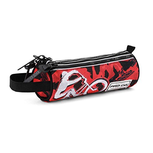 PRODG PRODG Backflip-Triple Cylinder Pencil Case Federmäppchen, 22 cm, Rot (Red) von PRO-DG