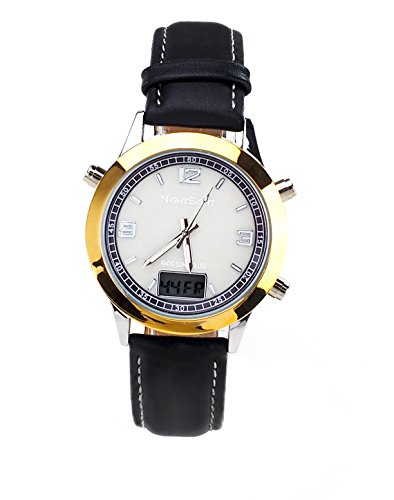 Armbanduhr, Funkuhr, elektrolumineszierend, Hintergrundbeleuchtung, „Nightsight“ (Zeit auch bei Nacht ablesbar). von PRODIS