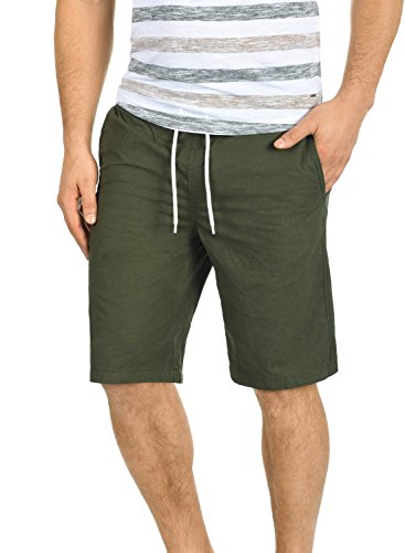 PRODUKT Pedro Chino Shorts Bermuda Kurze Hose Mit Kordel Aus 100% Baumwolle Regular Fit, Größe:L, Farbe:Forest Night von PRODUKT