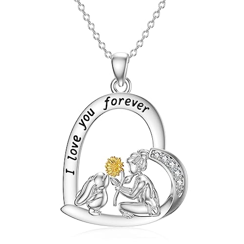 PROESS Kaninchen Kette 925 Sterling Silber Hasen Anhänger Kaninchen Schmuck Geschenke für Frauen Mädchen von PROESS