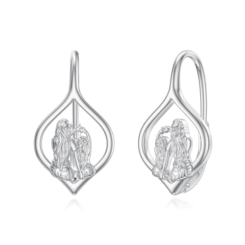 PROESS Mutter Tochter Ohrringe 925 Sterlingsilber Leverback - Muttertags Schmuck Geburtstags Geschenke für Frauen PROESS Mutter Tochter Ohrringe 925 Sterlingsilber Leverback - Muttertags Schmuck Geburtstags Geschenke für Frauen von PROESS