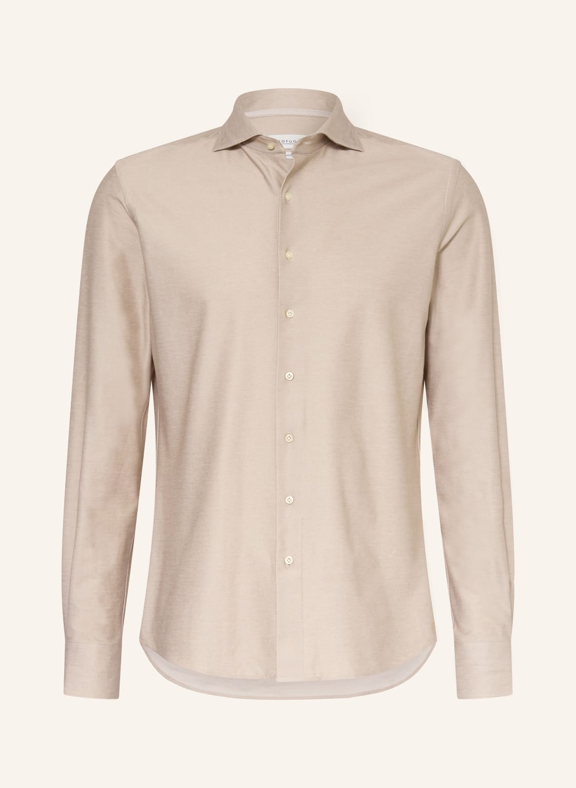Profuomo Hemd Slim Fit beige von PROFUOMO