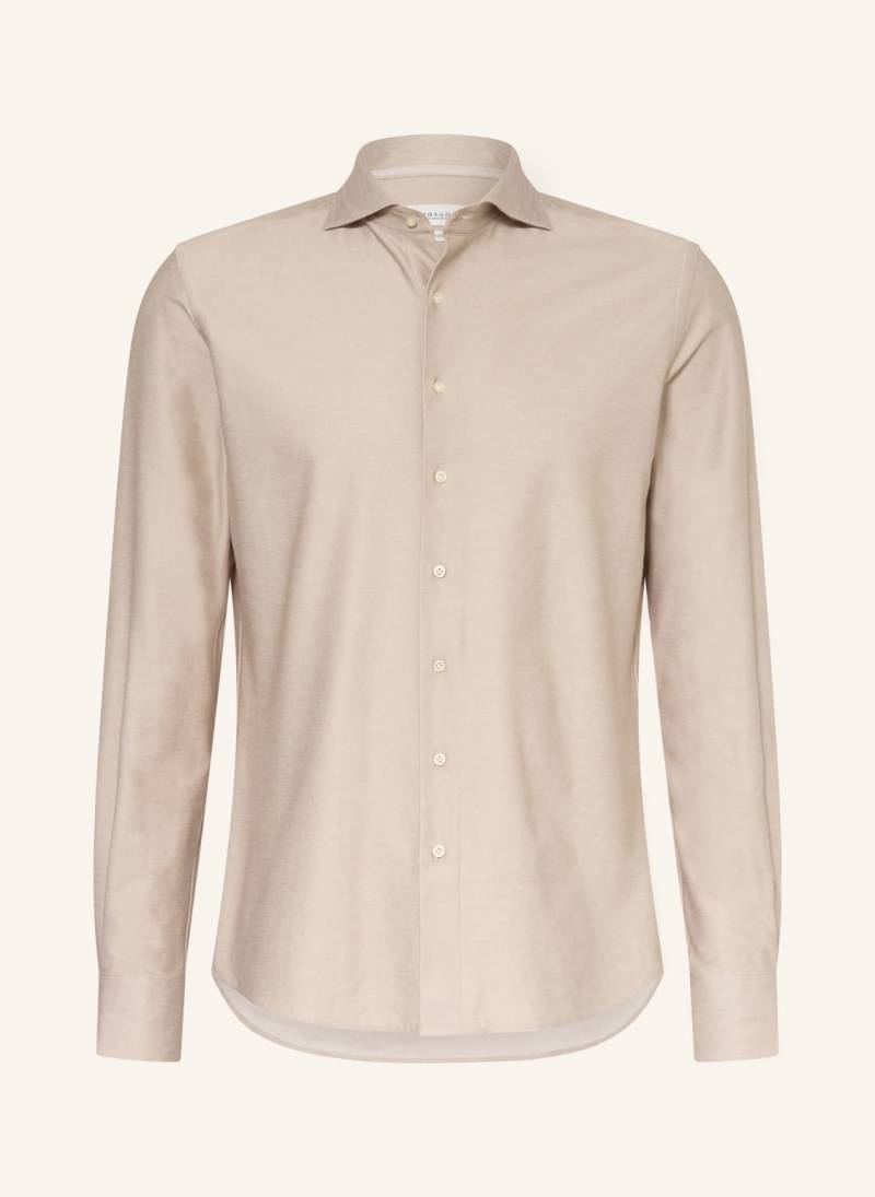 Profuomo Hemd Slim Fit beige von PROFUOMO