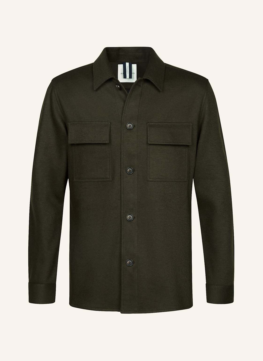 Profuomo Herren Overshirt gruen von PROFUOMO