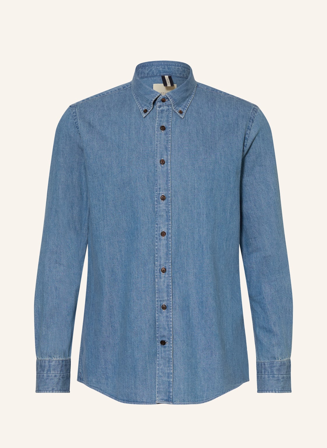 Profuomo Jeanshemd Comfort Fit blau von PROFUOMO