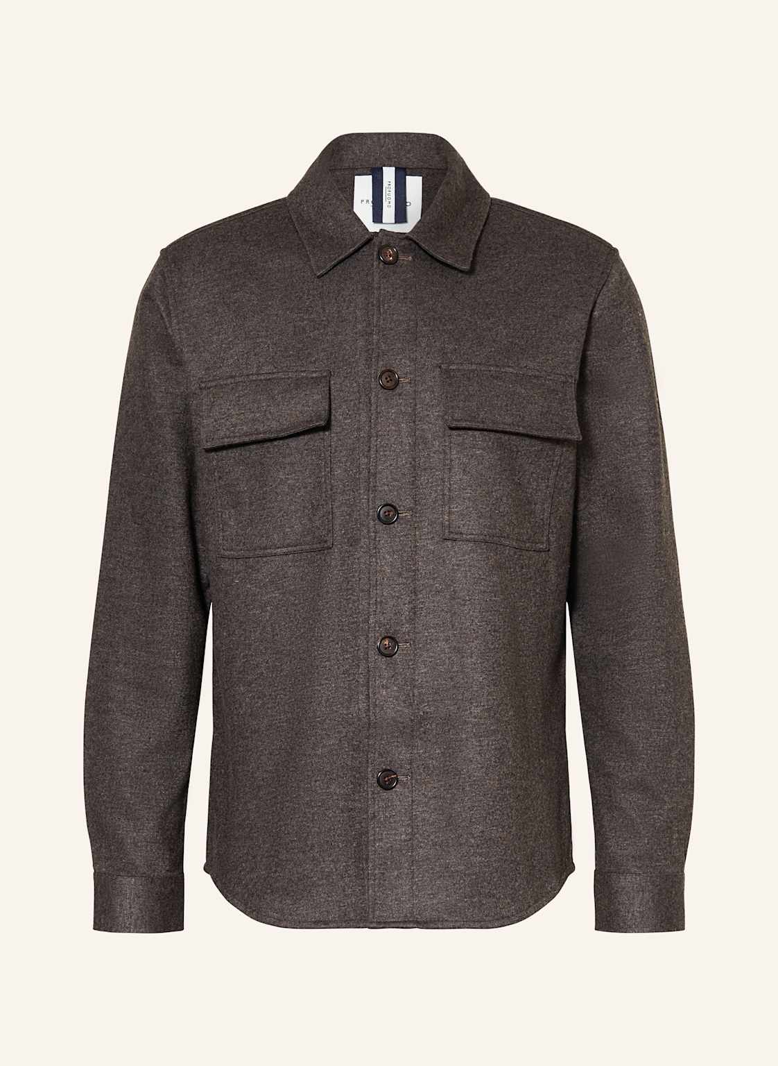 Profuomo Overshirt braun von PROFUOMO