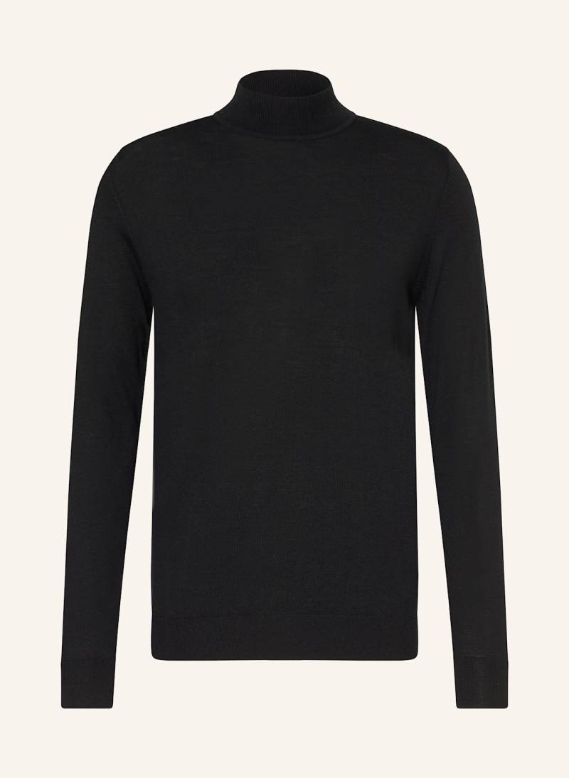 Profuomo Pullover Aus Merinowolle schwarz von PROFUOMO