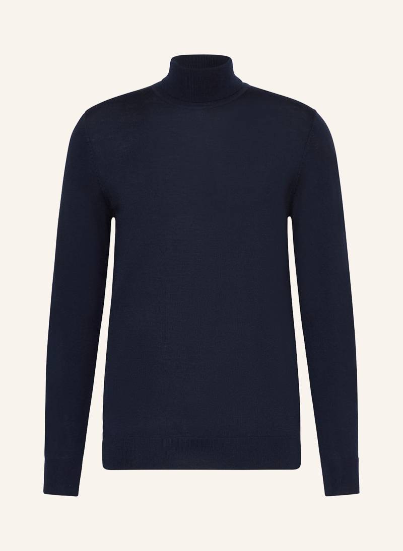 Profuomo Rollkragenpullover Aus Merinowolle blau von PROFUOMO