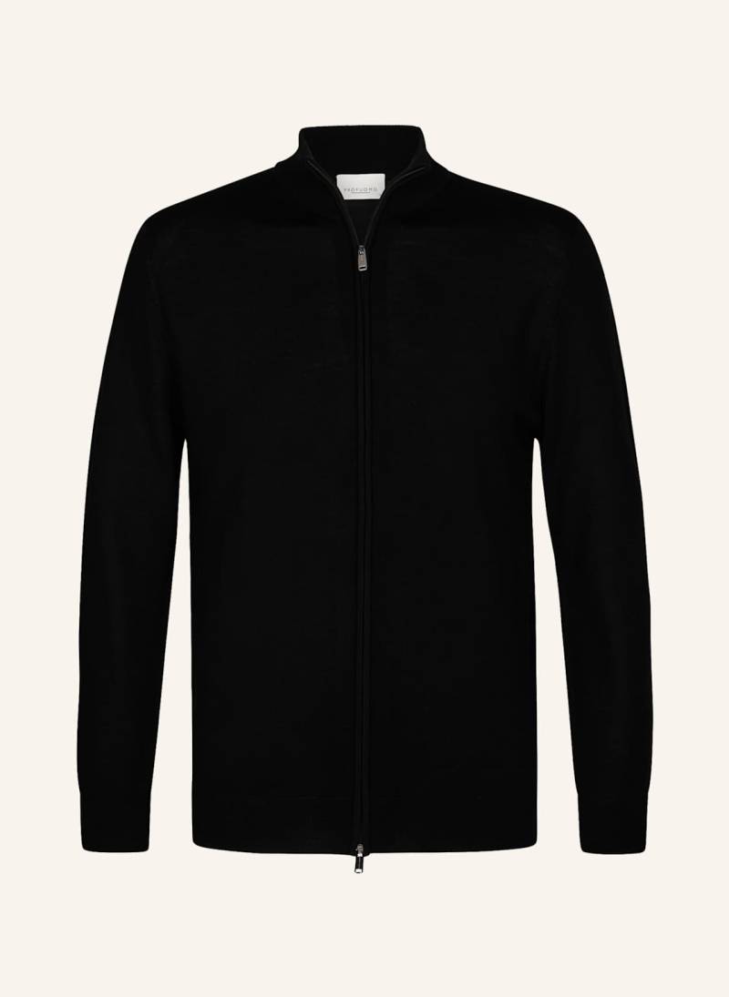Profuomo Strickjacke schwarz von PROFUOMO