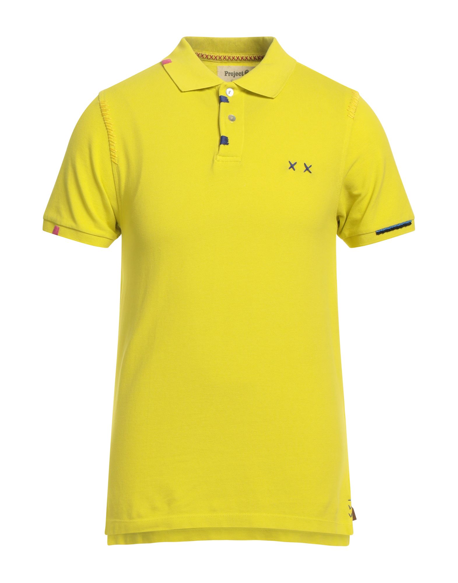 PROJECT E Poloshirt Herren Gelb von PROJECT E