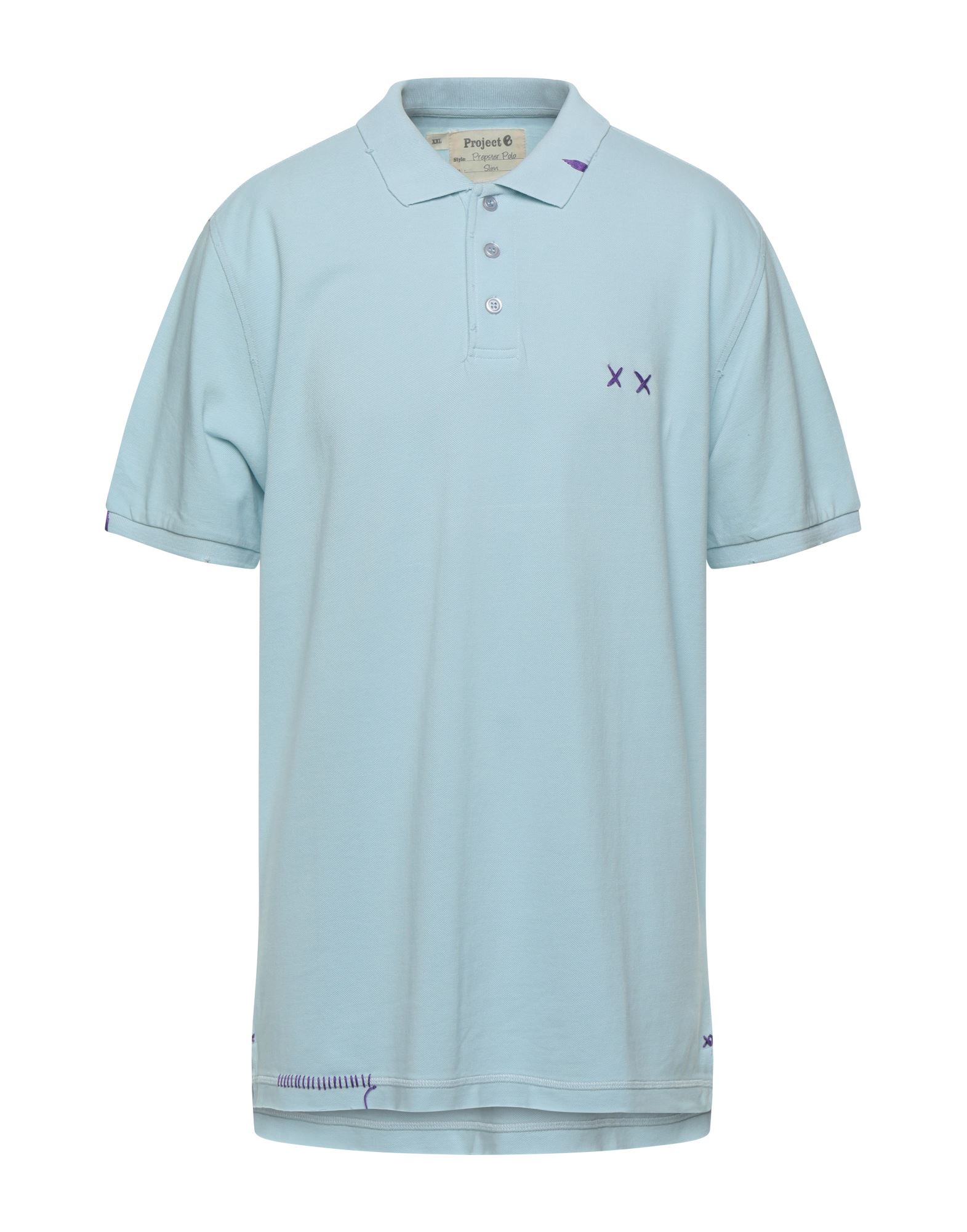 PROJECT E Poloshirt Herren Himmelblau von PROJECT E