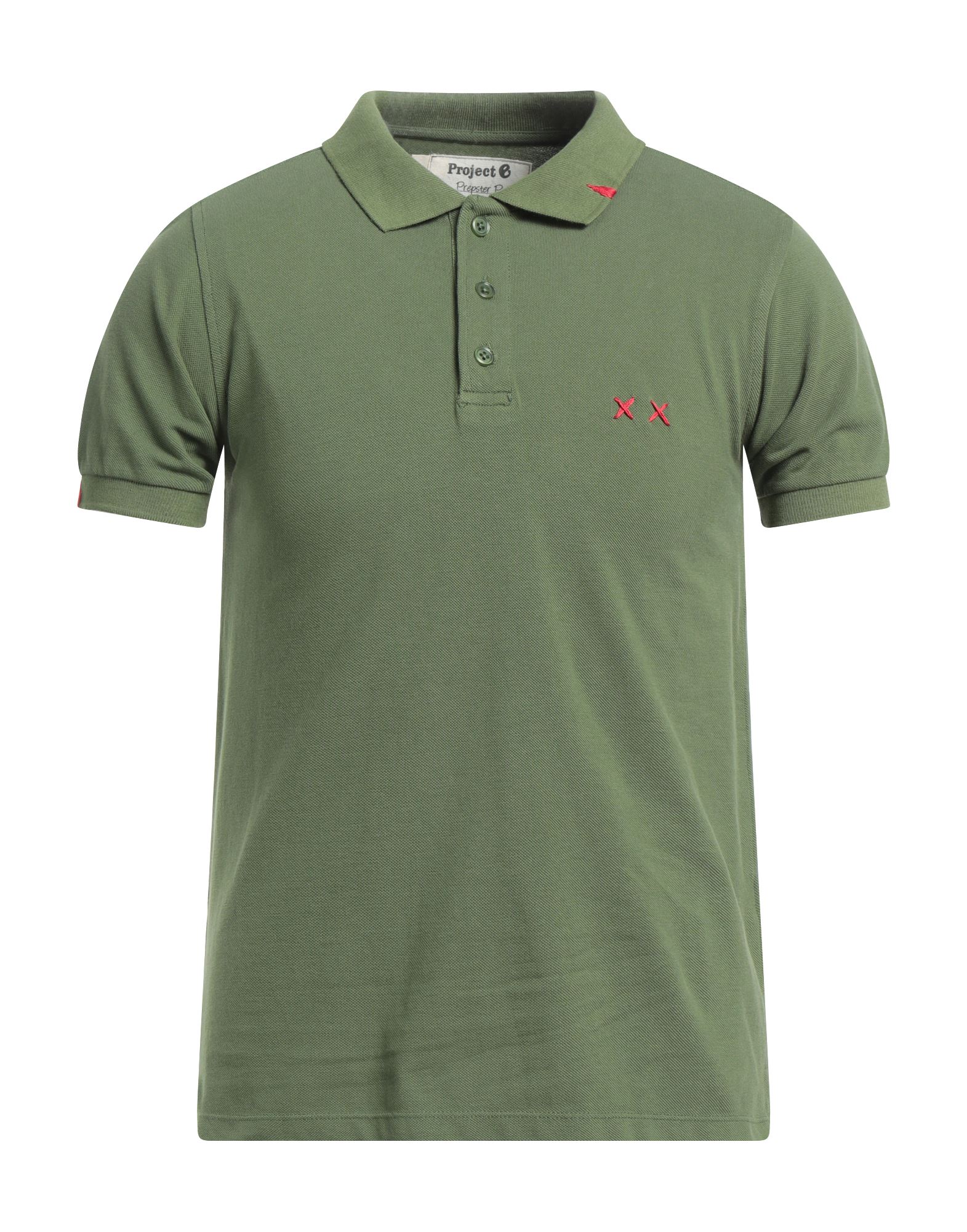 PROJECT E Poloshirt Herren Militärgrün von PROJECT E