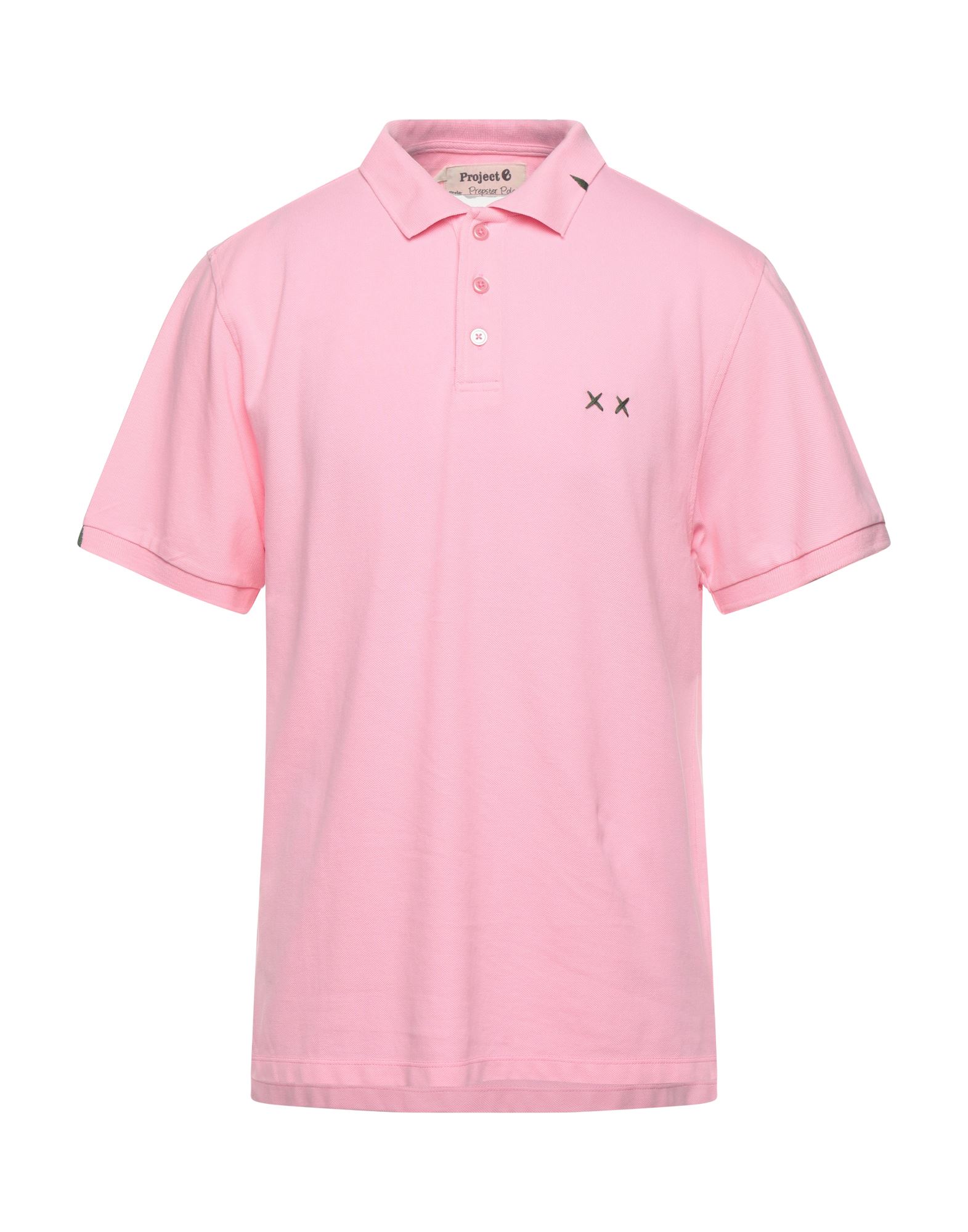 PROJECT E Poloshirt Herren Rosa von PROJECT E