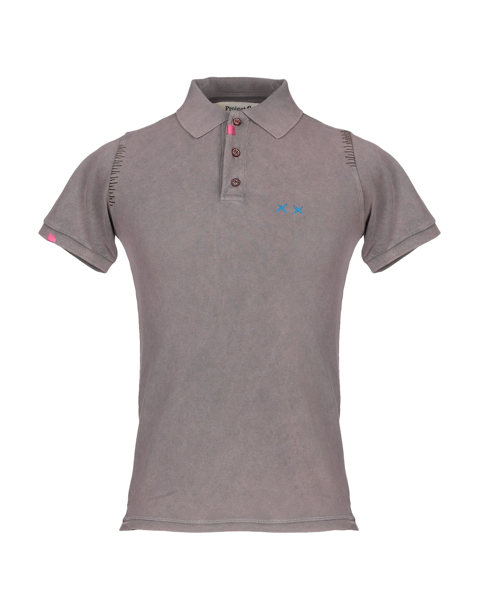 PROJECT E Poloshirt Herren Taubengrau von PROJECT E