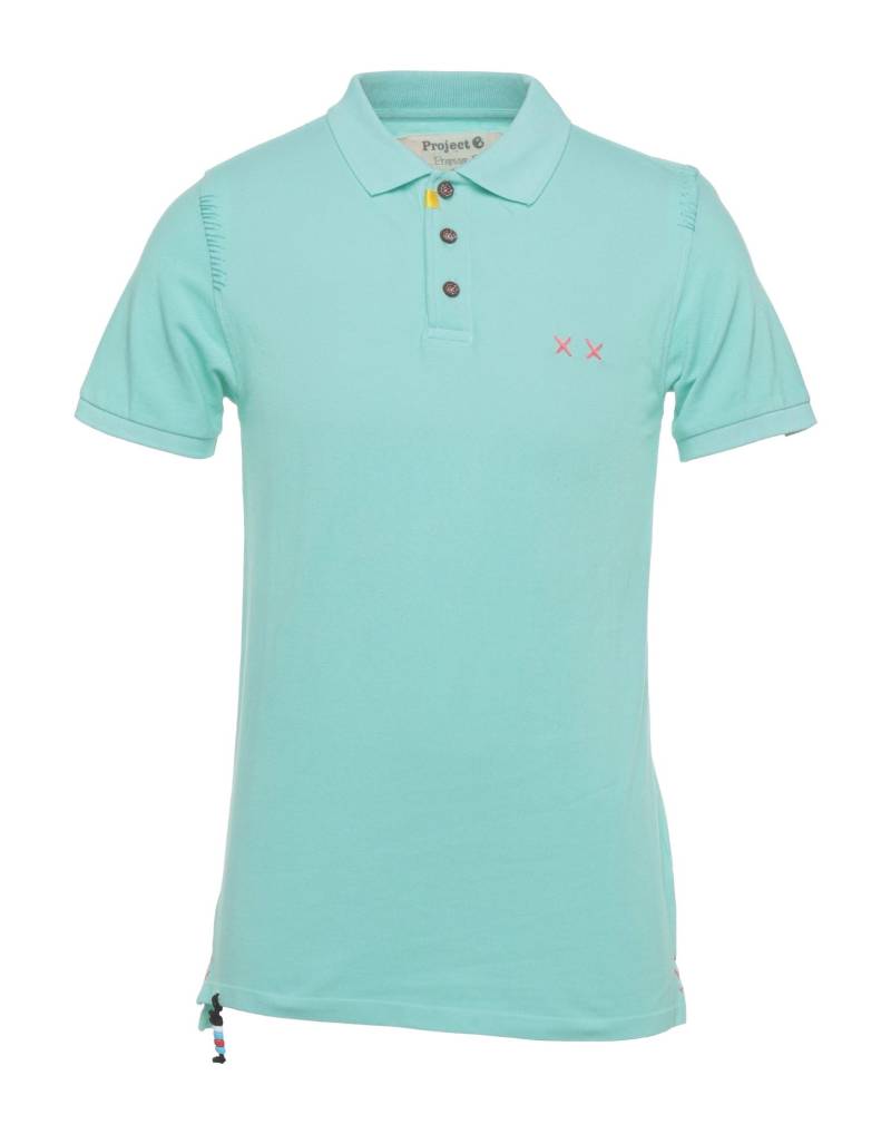 PROJECT E Poloshirt Herren Tūrkis von PROJECT E