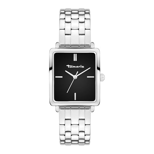 Tamaris Damen Analog Quarz Uhr mit Edelstahl Armband TT-0162-MQ von Tamaris