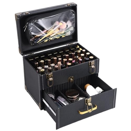 Kosmetikbox, tragbar, Make-up-Koffer, Organizer, Make-up-Aufbewahrungsbox, Organizer Kosmetikbox, tragbar, Make-up-Koffer, Organizer, Make-up-Aufbewahrungsbox, Organizer von PROMARKA