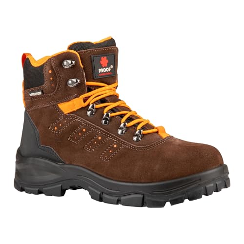 PROOF COMFORT & SAFETY Sicherheitsschuhe Arbeitsschuhe Fiberglaskappe Schuhe Wildleder Mikrofaser Trekkingstiefel Metallfrei Wasserdicht Mesh PU Kevlar Einlegesohle Stichsicher Braun 37 Trek PROOF COMFORT & SAFETY Sicherheitsschuhe Arbeitsschuhe Fiberglaskappe Schuhe Wildleder Mikrofaser Trekkingstiefel Metallfrei Wasserdicht Mesh PU Kevlar Einlegesohle Stichsicher Braun 37 Trek von PROOF comfort&safety