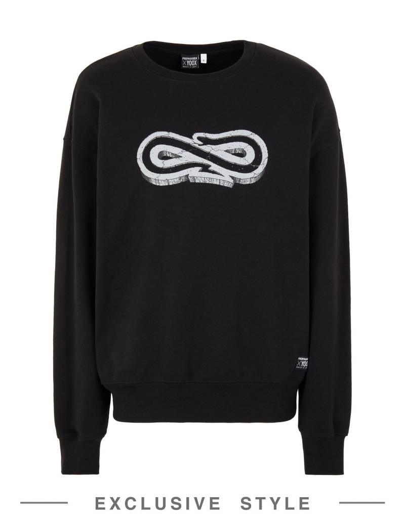 PROPAGANDA x YOOX Sweatshirt Damen Schwarz von PROPAGANDA x YOOX