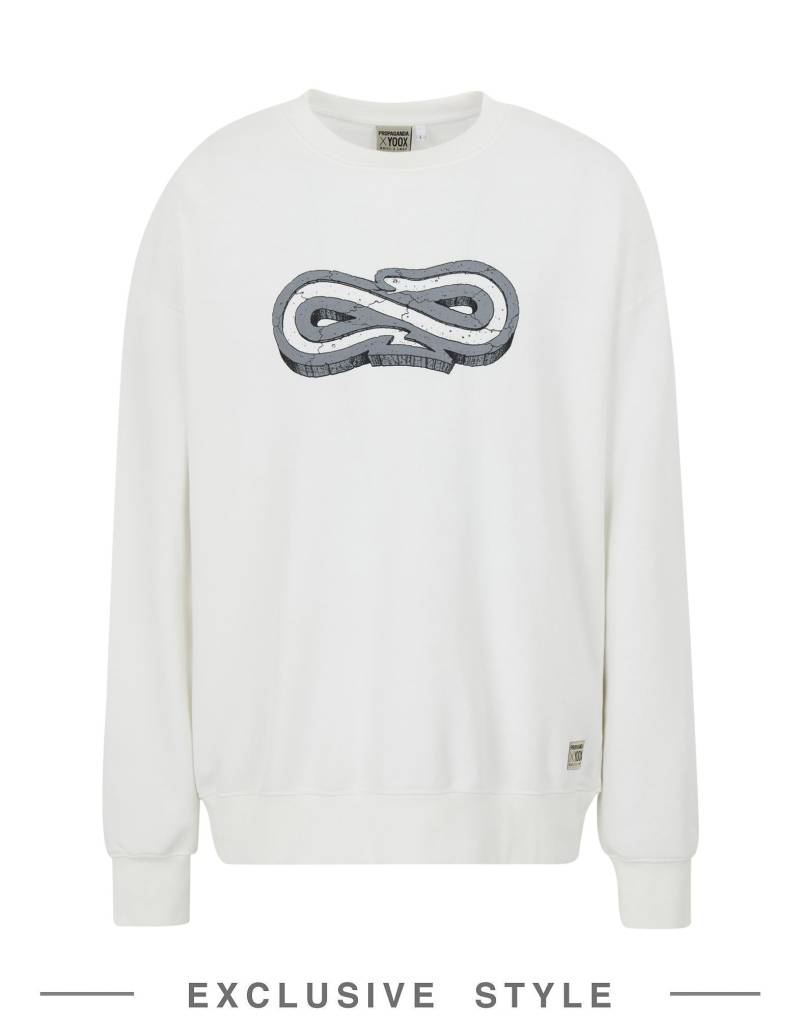 PROPAGANDA x YOOX Sweatshirt Herren Weiß von PROPAGANDA x YOOX
