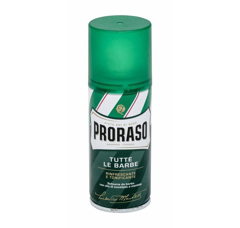 PRORASO After Shave Lotion Green Shaving Foam Osvezujici Pena Na Holeni S Eukalyptem von PRORASO