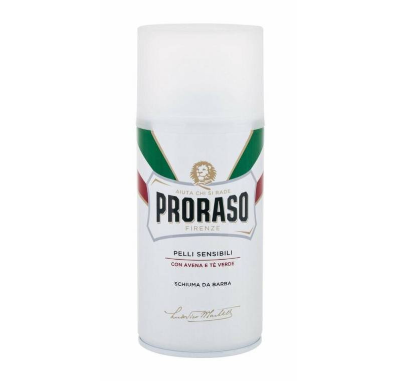PRORASO Rasierschaum White Rasierschaum Für Empfindliche Haut 300ml von PRORASO