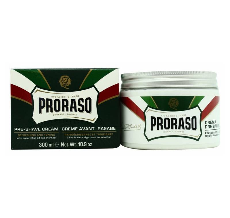 PRORASO Körperpflegemittel Pre & Post Shave Cream & Eukalyptus Menthol (300ml) von PRORASO