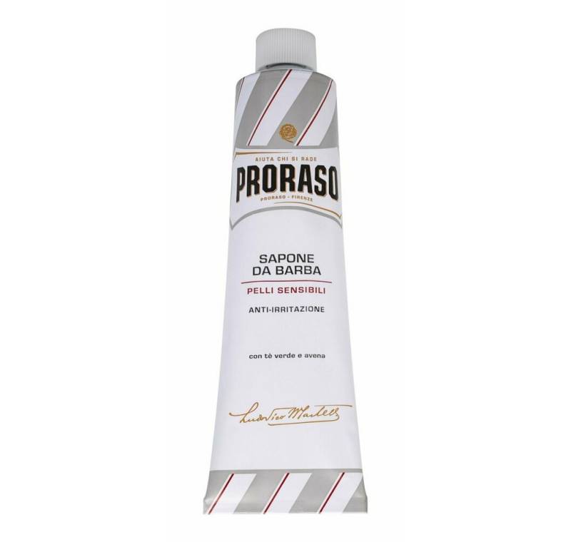 PRORASO Rasiercreme White Shaving Cream Sensitive Haut 150ml von PRORASO