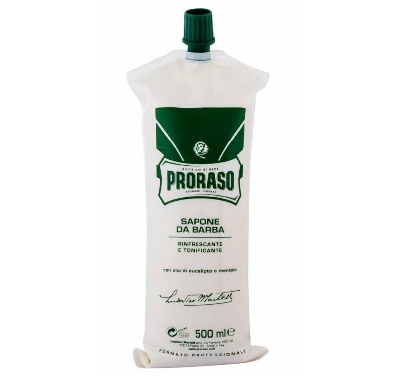 PRORASO Rasierseife Professional Shaving Soap Eucalyptus-Menthol 500ml von PRORASO