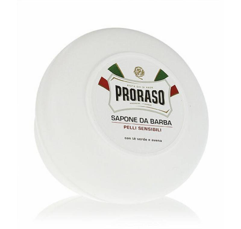 PRORASO Rasierseife White Shaving Soap In A Bowl Sensitive Haut 150ml von PRORASO
