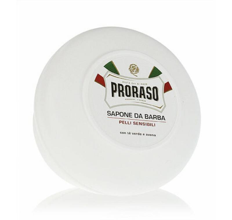 PRORASO Rasierseife White Shaving Soap In A Bowl Sensitive Haut 150ml von PRORASO