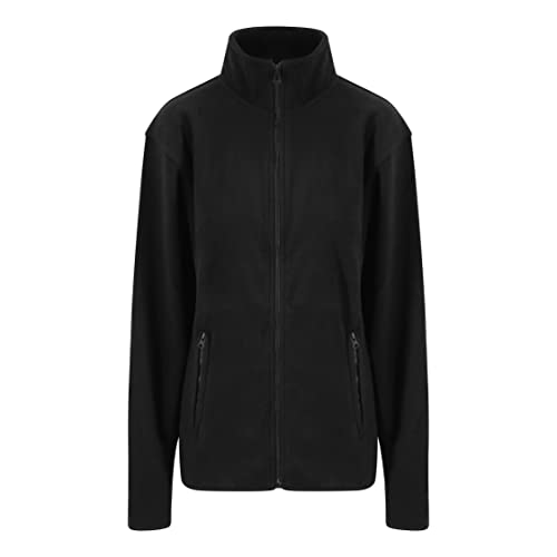 Pro RTX RX401 Unisex Microfleece Jacke, Schwarz , XXXL von PRORTX