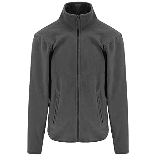 Pro RTX RX401 Unisex-Mikrovlies-Jacke - Einfarbig Grau - L von PRORTX