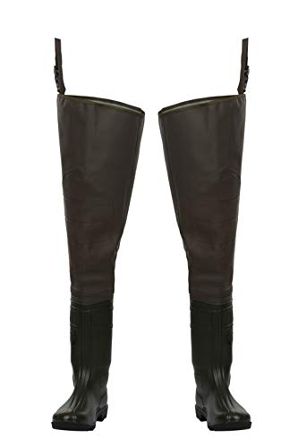 PROS Seestiefel Watstiefel Anglerstiefel Hüftstiefel Fischerstiefel AJ-WRM02FS5 (45) von PROS