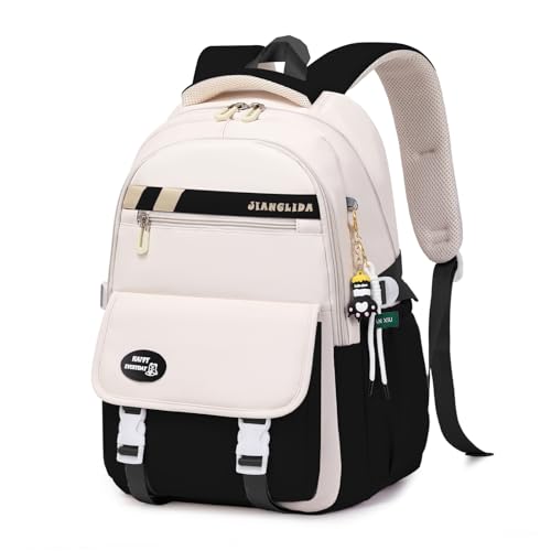 PROTAURI Schulrucksack Mädchen Teenager Kinderrucksack Leichtgewicht Schulranzen Büchertasche Student Casual Daypack für Reisen College von PROTAURI