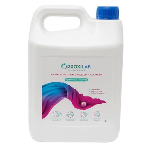 Proxilab Kosmetische Lösung 3L mit Hypochlorsäure (HOCl) | Professionelles Hautspray & Tonikum | Für sensible Haut & Reinigung von Werkzeugen | Hypoallergen & ohne Alkohol Proxilab Kosmetische Lösung 3L mit Hypochlorsäure (HOCl) | Professionelles Hautspray & Tonikum | Für sensible Haut & Reinigung von Werkzeugen | Hypoallergen & ohne Alkohol von PROXILAB