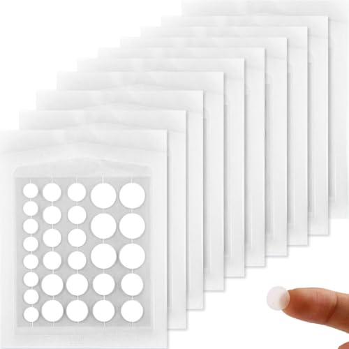 300 Stück Pimple Patches,Anti Pickel Patches Acne Patch,2-In-1 Wasserdicht Pimple Patch,Wasserdicht & Atmungsaktiv Absorptions Acne Patches,Unsichtbare Hydrokolloid Akne Pimple Patch von PRUOAVY