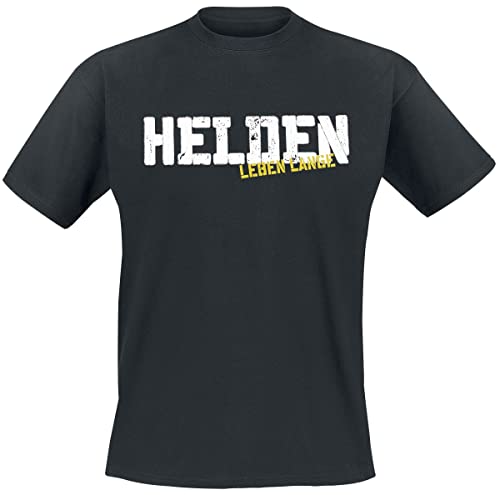Böhse Onkelz Helden Leben Lange Männer T-Shirt schwarz XL 100% Baumwolle Band-Merch, Bands von PS PACASSO