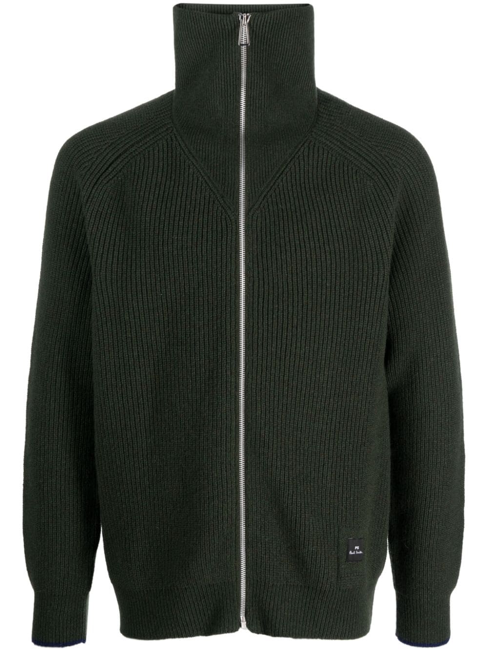 PS Paul Smith Cardigan mit Stehkragen - Grün von PS Paul Smith