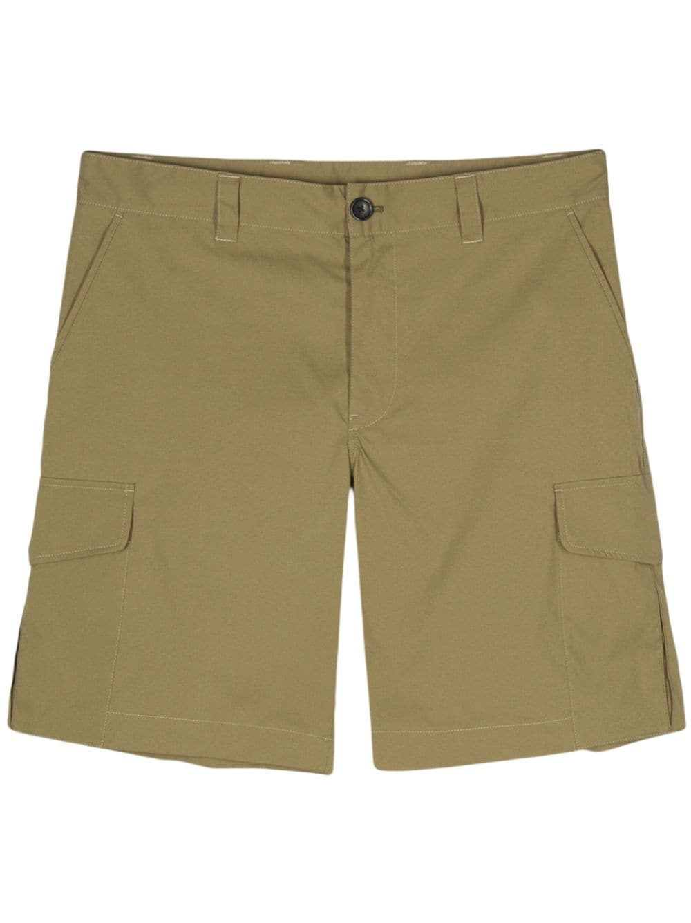 PS Paul Smith Cargo-Shorts aus Popeline - Grün von PS Paul Smith