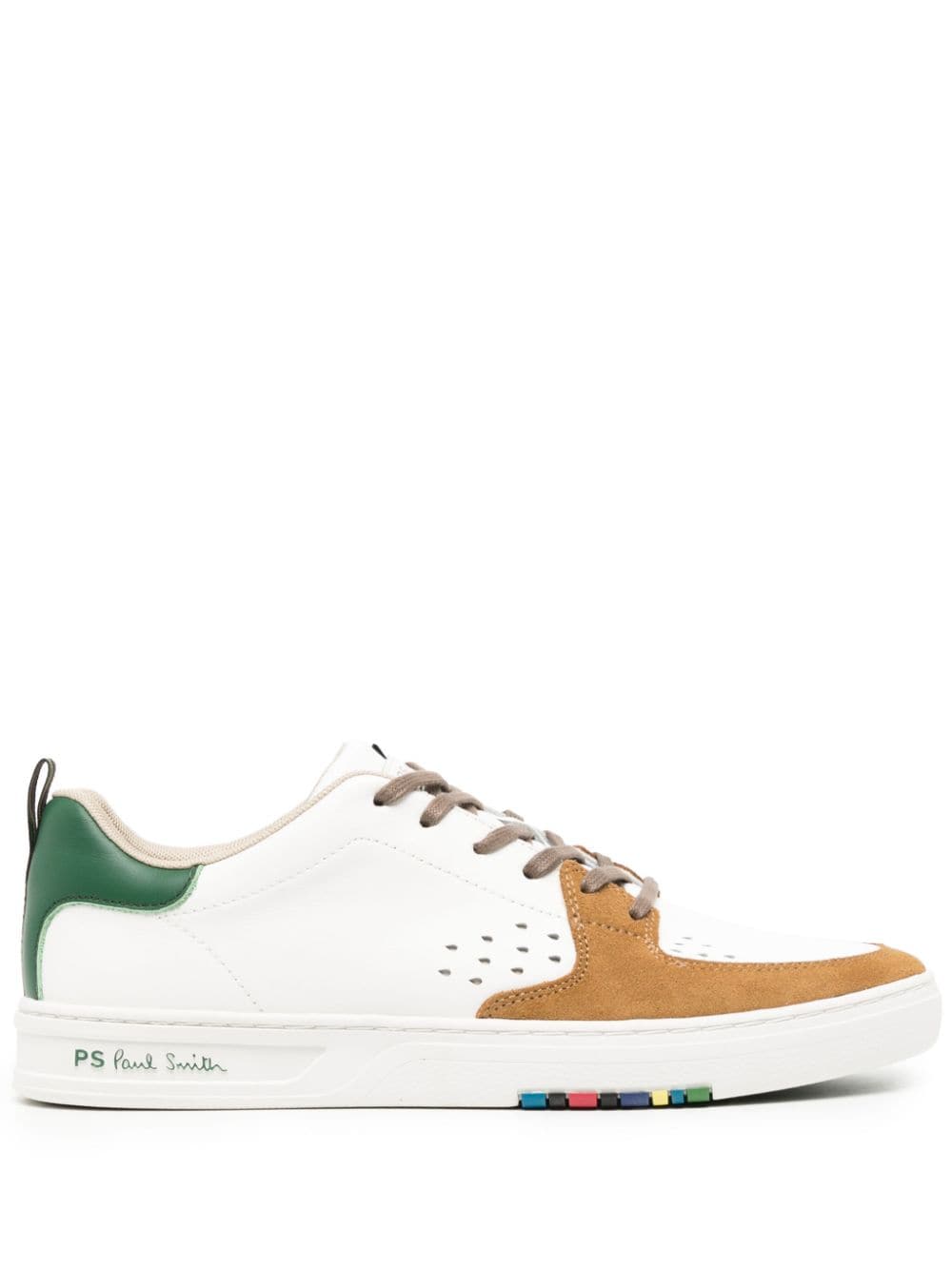 PS Paul Smith Cosmo Sneakers in Colour-Block-Optik - Weiß von PS Paul Smith