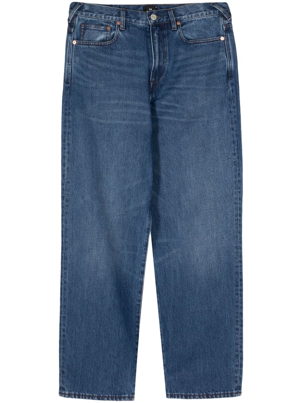 PS Paul Smith Halbhohe Straight-Leg-Jeans - Blau von PS Paul Smith