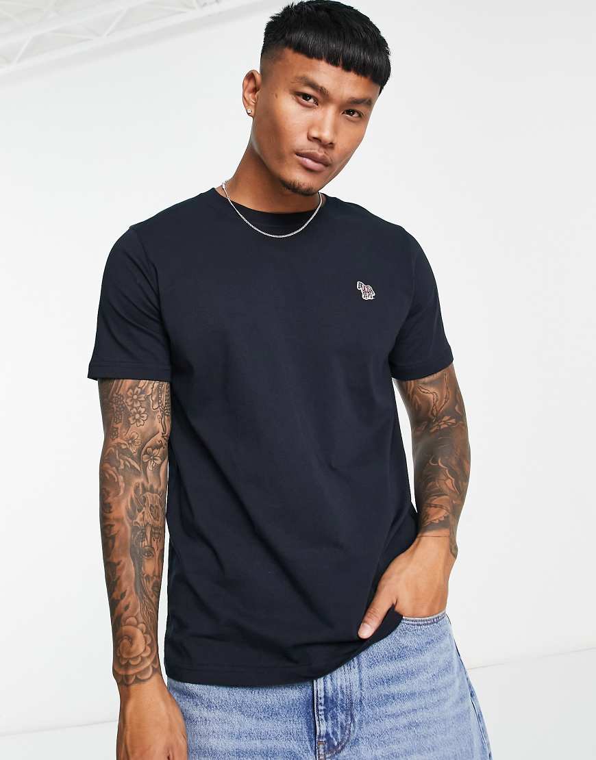 PS Paul Smith - Logo-T-Shirt in Marineblau mit normalem Schnitt PS Paul Smith - Logo-T-Shirt in Marineblau mit normalem Schnitt von PS Paul Smith