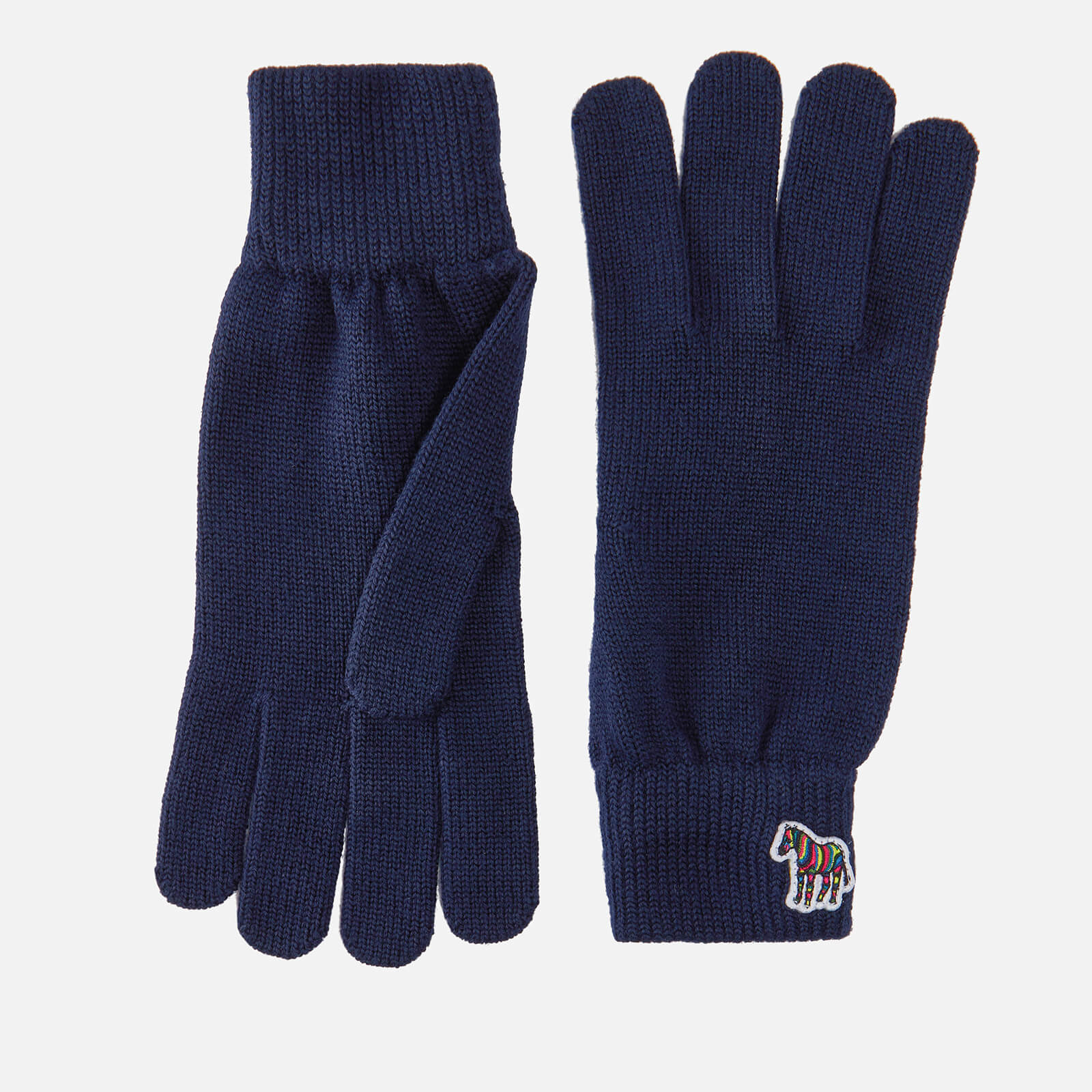 PS Paul Smith Zebra Appliqué Wool Gloves von PS Paul Smith