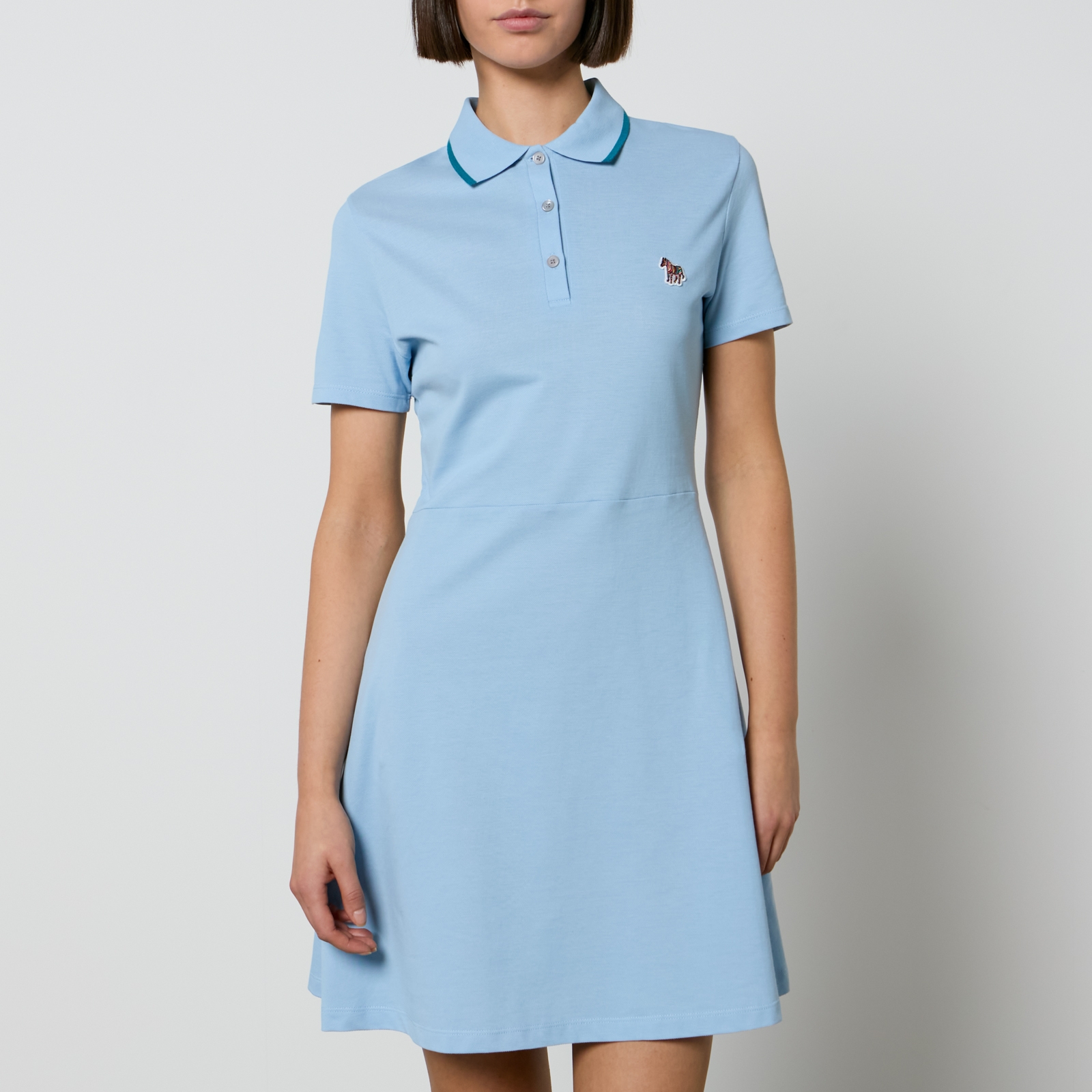 PS Paul Smith Cotton-Blend Polo Dress - S von PS Paul Smith