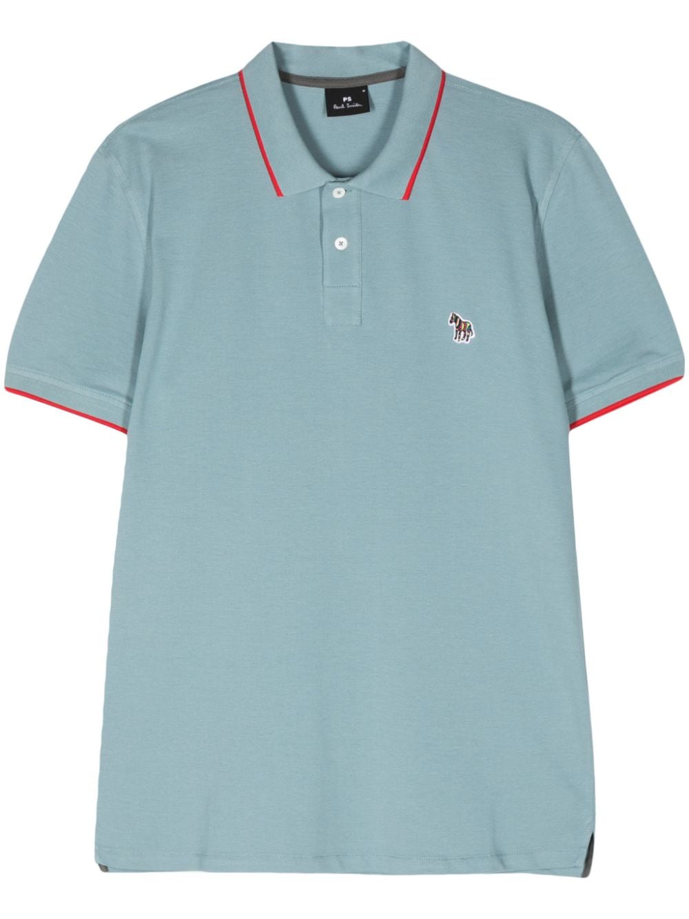 PS Paul Smith Poloshirt mit Logo-Applikation - Blau von PS Paul Smith