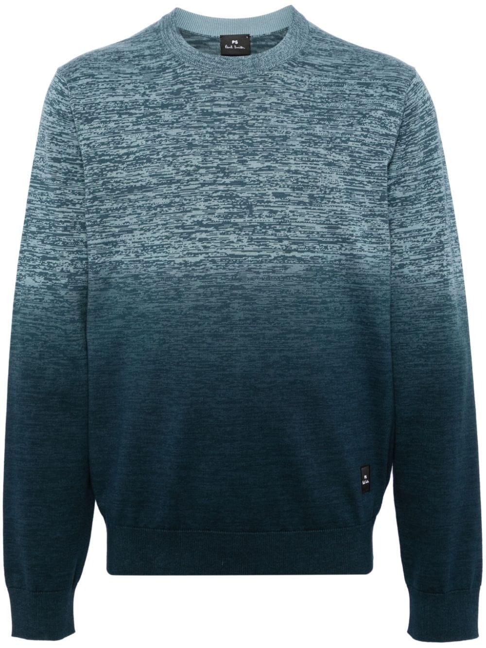 PS Paul Smith Pullover mit Farbverlauf-Optik - Blau von PS Paul Smith